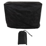 Ping Pong Table Dust Cover 190 Silver Coating Waterproof Table Tennis Cover for Outdoor Courtyard Drawstring Style 155x75x150cm / 61.0x29.5x59.1in Black