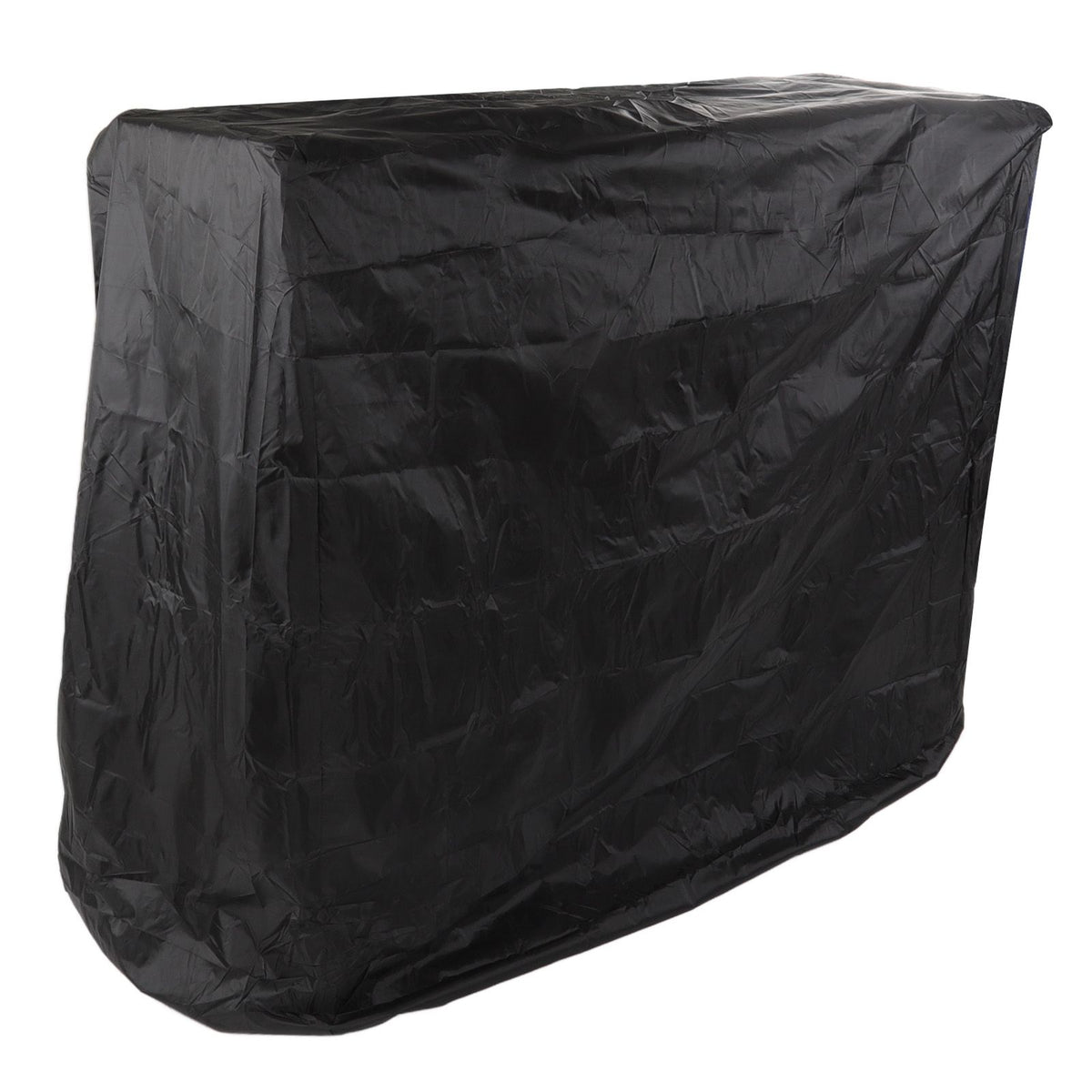 Ping Pong Table Dust Cover 190 Silver Coating Waterproof Table Tennis Cover for Outdoor Courtyard Drawstring Style 155x75x150cm / 61.0x29.5x59.1in Black