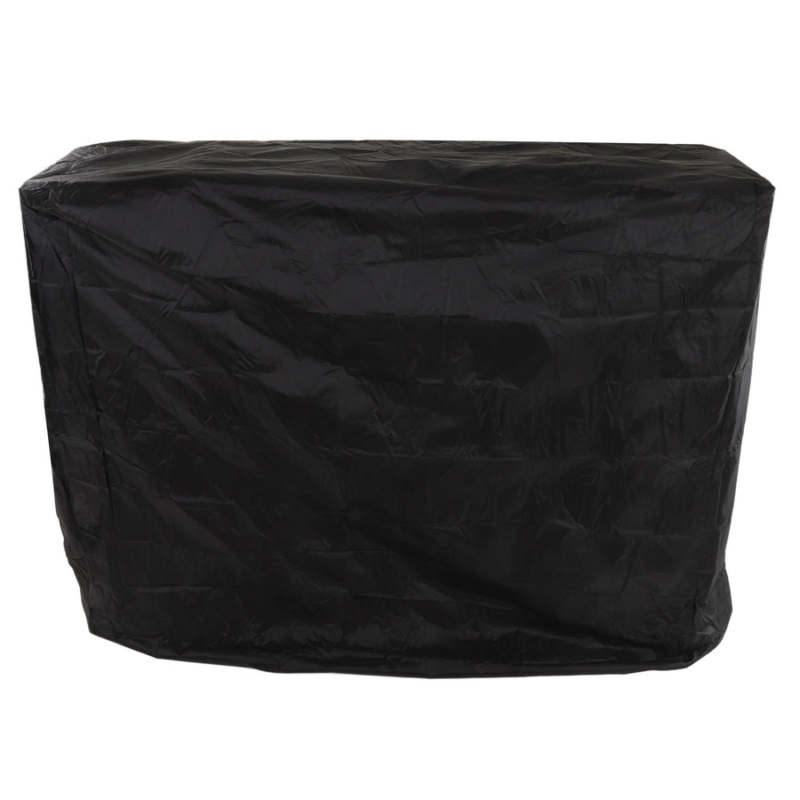 Ping Pong Table Dust Cover 190 Silver Coating Waterproof Table Tennis Cover for Outdoor Courtyard Drawstring Style 155x75x150cm / 61.0x29.5x59.1in Black