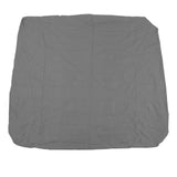 SPA Cover Square Waterproof 190 Silver Coated Polyester Taff Weather Resistant Hot Tub Cover Protector for Bathtub 231x231x30cm/90.9x90.9x11.8in Grey - Side View