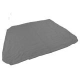 SPA Cover Square Waterproof 190 Silver Coated Polyester Taff Weather Resistant Hot Tub Cover Protector for Bathtub 231x231x30cm/90.9x90.9x11.8in Grey