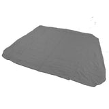 SPA Cover Square Waterproof 190 Silver Coated Polyester Taff Weather Resistant Hot Tub Cover Protector for Bathtub 231x231x30cm/90.9x90.9x11.8in Grey