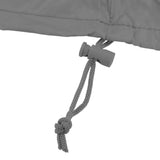 SPA Cover Square Waterproof 190 Silver Coated Polyester Taff Weather Resistant Hot Tub Cover Protector for Bathtub 231x231x30cm/90.9x90.9x11.8in Grey