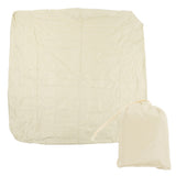 SPA Cover Square Waterproof 190 Silver Coated Polyester Taff Weather Resistant Hot Tub Cover Protector for Bathtub 231x231x30cm/90.9x90.9x11.8in Beige