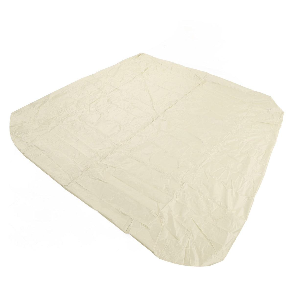 SPA Cover Square Waterproof 190 Silver Coated Polyester Taff Weather Resistant Hot Tub Cover Protector for Bathtub 231x231x30cm/90.9x90.9x11.8in Beige