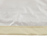 SPA Cover Square Waterproof 190 Silver Coated Polyester Taff Weather Resistant Hot Tub Cover Protector for Bathtub 207x207x30cm/81.5x81.5x11.8in Beige