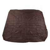 Outdoor Bathtub Dust Cover 190 Silver Coated Polyester Taffeta Waterproof Hot Spring Cover Quadrate Spa Bath Rainproof Cover 210x210x30cm Brown