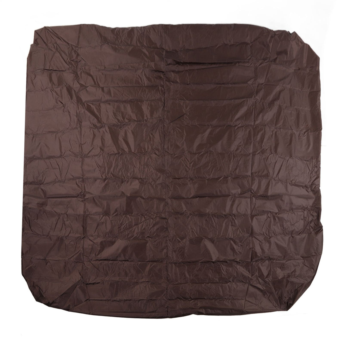 Outdoor Bathtub Dust Cover 190 Silver Coated Polyester Taffeta Waterproof Hot Spring Cover Quadrate Spa Bath Rainproof Cover 210x210x30cm Brown
