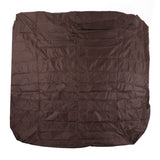 Outdoor Bathtub Dust Cover 190 Silver Coated Polyester Taffeta Waterproof Hot Spring Cover Quadrate Spa Bath Rainproof Cover 210x210x30cm Brown