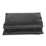 Outdoor Bathtub Dust Cover 190 Silver Coated Polyester Taffeta Waterproof Hot Spring Cover Quadrate Spa Bath Rainproof Cover 210x210x30cm Black