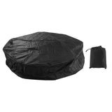 Outdoor Furniture Dust Covers Round Bathtub Cover 190 Silver Polyester Taffeta Hot Tub Waterproof Cover 190x90cm Black