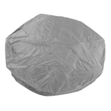 Outdoor Furniture Dust Covers Round Bathtub Cover 190 Silver Polyester Taffeta Hot Tub Waterproof Cover 210x30cm Grey