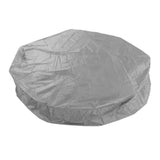 Outdoor Furniture Dust Covers Round Bathtub Cover 190 Silver Polyester Taffeta Hot Tub Waterproof Cover 210x30cm Grey - Low Angle
