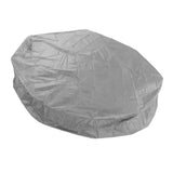 Outdoor Furniture Dust Covers Round Bathtub Cover 190 Silver Polyester Taffeta Hot Tub Waterproof Cover 210x30cm Grey - Extra Image