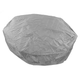 Outdoor Furniture Dust Covers Round Bathtub Cover 190 Silver Polyester Taffeta Hot Tub Waterproof Cover 210x30cm Grey - Extra Image