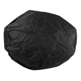 Outdoor Furniture Dust Covers Round Bathtub Cover 190 Silver Polyester Taffeta Hot Tub Waterproof Cover 210x30cm Black - 45-Degree Angle