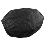 Outdoor Furniture Dust Covers Round Bathtub Cover 190 Silver Polyester Taffeta Hot Tub Waterproof Cover 210x30cm Black - Extra Image