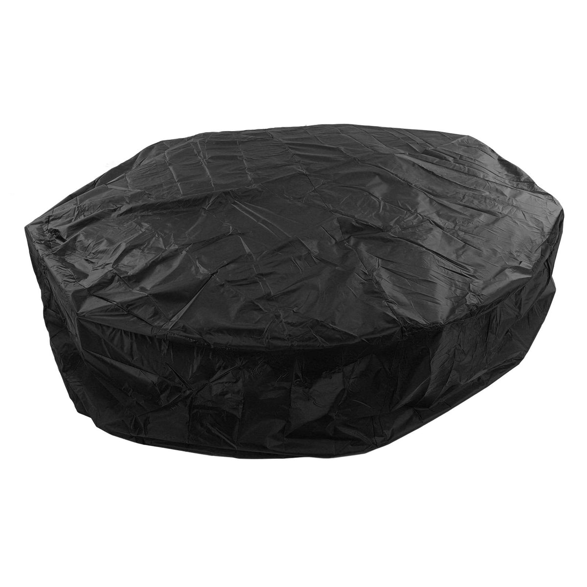 Outdoor Furniture Dust Covers Round Bathtub Cover 190 Silver Polyester Taffeta Hot Tub Waterproof Cover 210x30cm Black