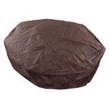 Outdoor Furniture Dust Covers Round Bathtub Cover 190 Silver Polyester Taffeta Hot Tub Waterproof Cover 210x30cm Coffee - Low Angle