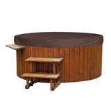 Outdoor Furniture Dust Covers Round Bathtub Cover 190 Silver Polyester Taffeta Hot Tub Waterproof Cover 210x30cm Coffee - Extra Image