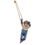 Garden Monkey Statues Cute Simulation Resin Hanging Monkey Garden Ornament for Outdoor Garden Lawn Patio