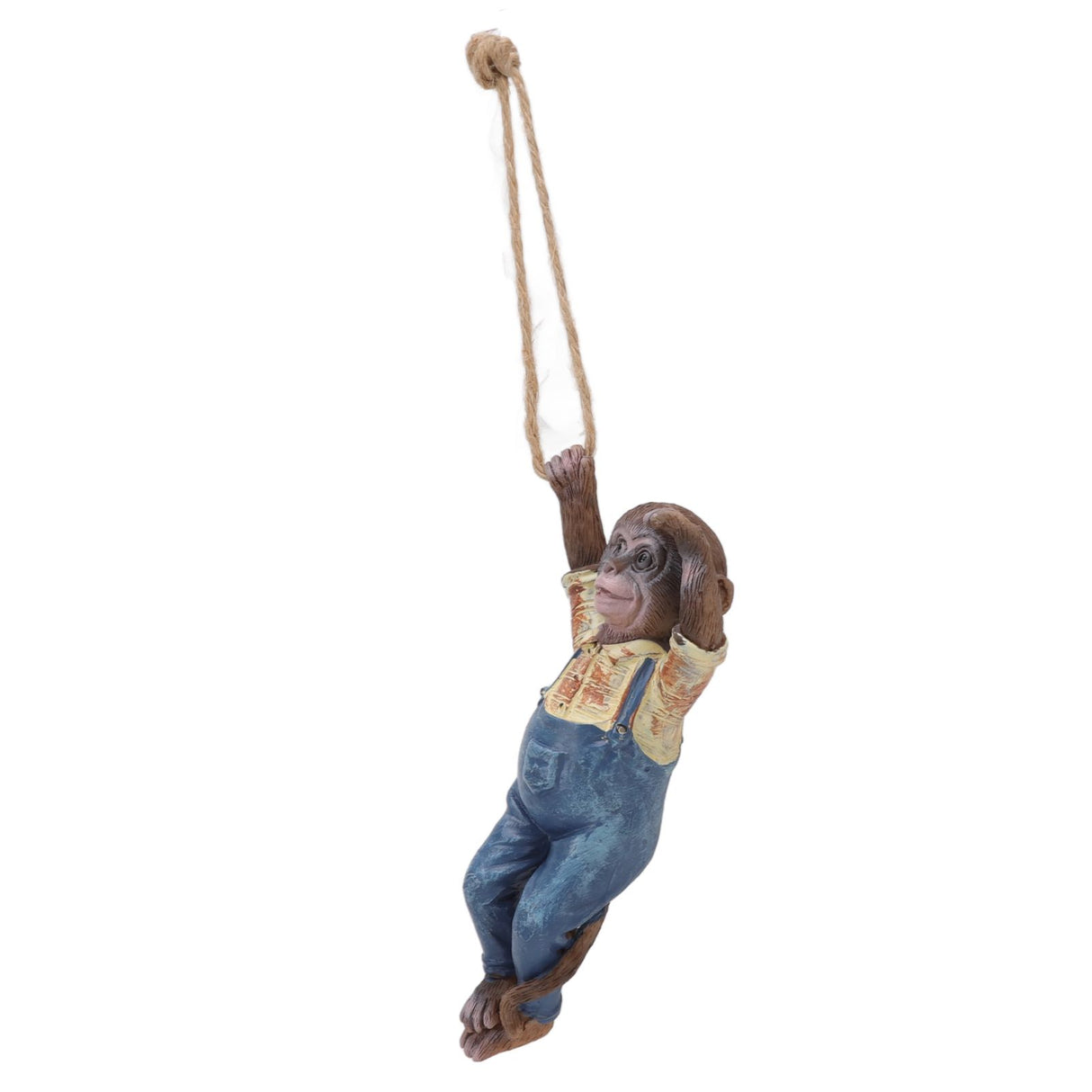 Garden Monkey Statues Cute Simulation Resin Hanging Monkey Garden Ornament for Outdoor Garden Lawn Patio