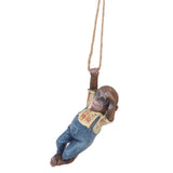 Garden Monkey Statues Cute Simulation Resin Hanging Monkey Garden Ornament for Outdoor Garden Lawn Patio