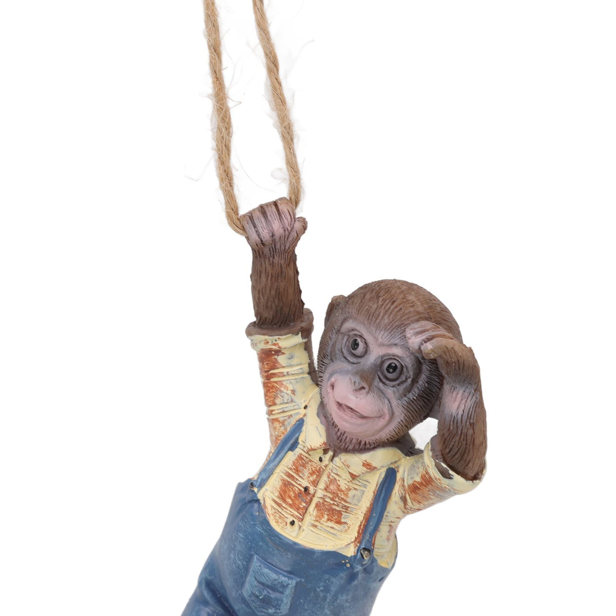 Garden Monkey Statues Cute Simulation Resin Hanging Monkey Garden Ornament for Outdoor Garden Lawn Patio