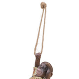 Garden Monkey Statues Cute Simulation Resin Hanging Monkey Garden Ornament for Outdoor Garden Lawn Patio