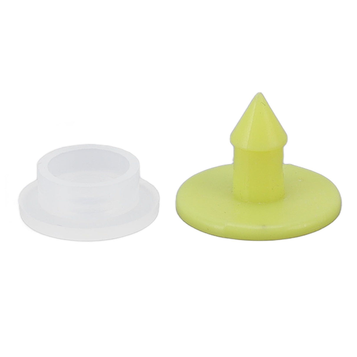 100PCS Livestock Ear Tag Bright Yellow PP Fadeless Reusable Universal Animal Ear Tag for Rabbit