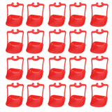 20Pcs Chicken Automatic Waterer Cups Rust Proof Bright Color Chicken Drinking Cups for Farm Red
