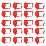 20Pcs Chicken Automatic Waterer Cups Rust Proof Bright Color Chicken Drinking Cups for Farm Red