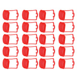 20Pcs Chicken Automatic Waterer Cups Rust Proof Bright Color Chicken Drinking Cups for Farm Red