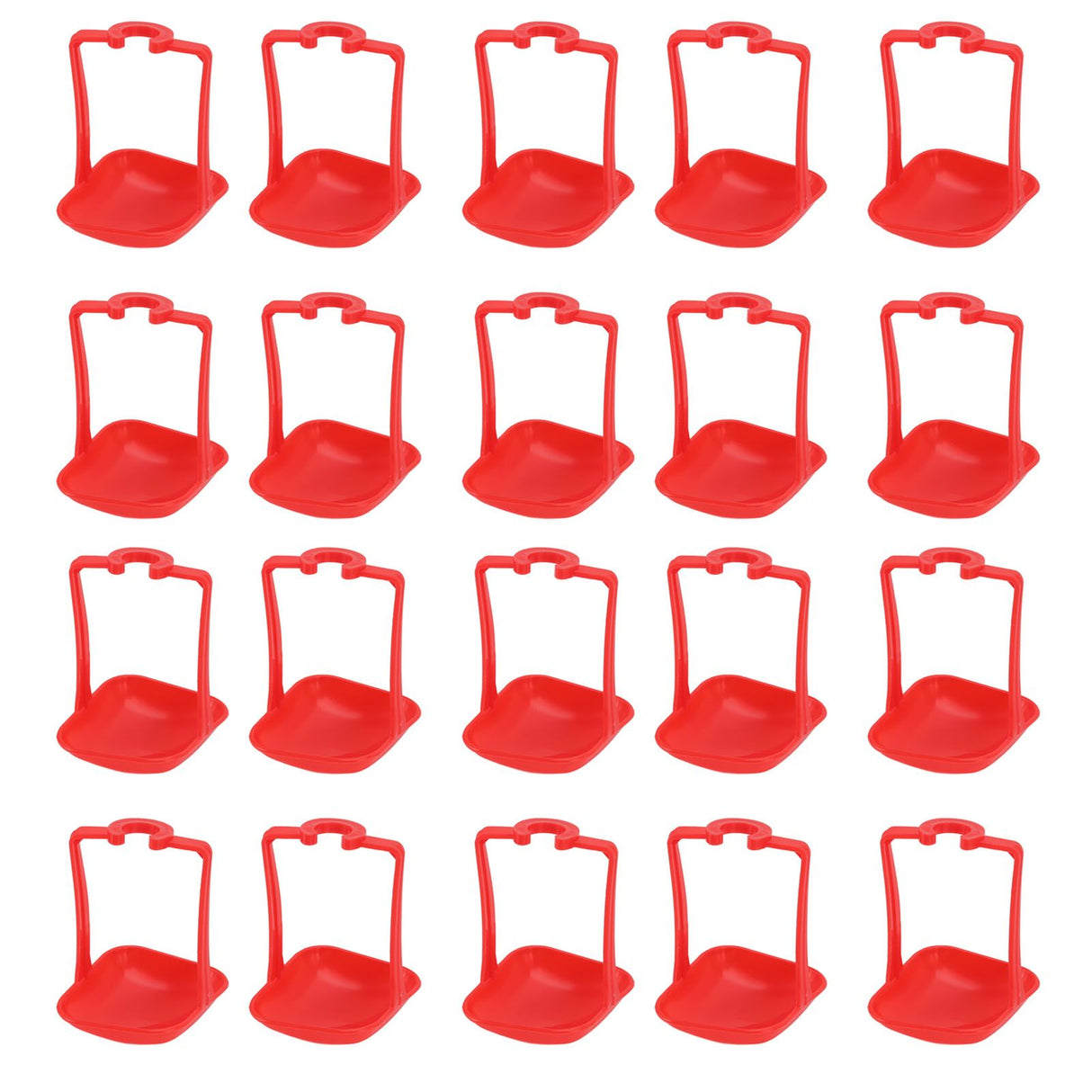 20Pcs Chicken Automatic Waterer Cups Rust Proof Bright Color Chicken Drinking Cups for Farm Red