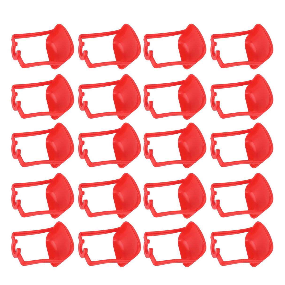 20Pcs Chicken Automatic Waterer Cups Rust Proof Bright Color Chicken Drinking Cups for Farm Red