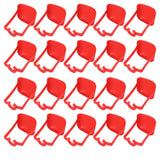 20Pcs Chicken Automatic Waterer Cups Rust Proof Bright Color Chicken Drinking Cups for Farm Red
