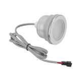Underwater LED Bath Light Stainless Steel Colorful Frosted Surface Submersible LED Pool Lights for Bathtubs Fish Ponds - Top-Down View