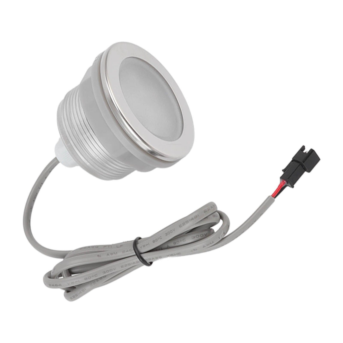 Underwater LED Bath Light Stainless Steel Colorful Frosted Surface Submersible LED Pool Lights for Bathtubs Fish Ponds