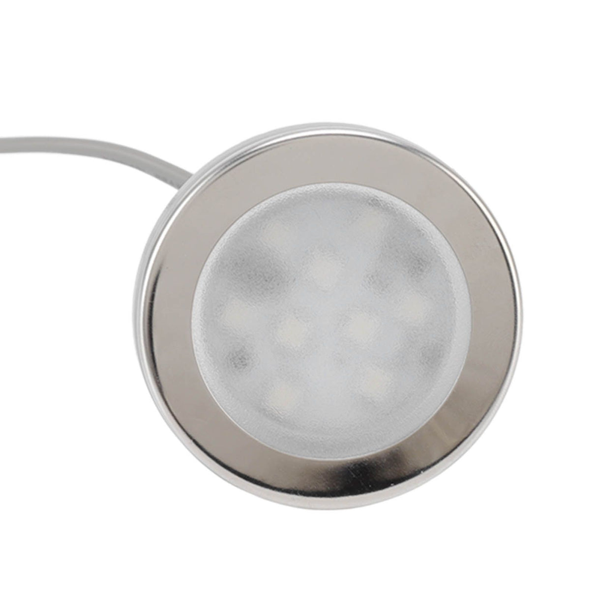 Underwater LED Bath Light Stainless Steel Colorful Frosted Surface Submersible LED Pool Lights for Bathtubs Fish Ponds
