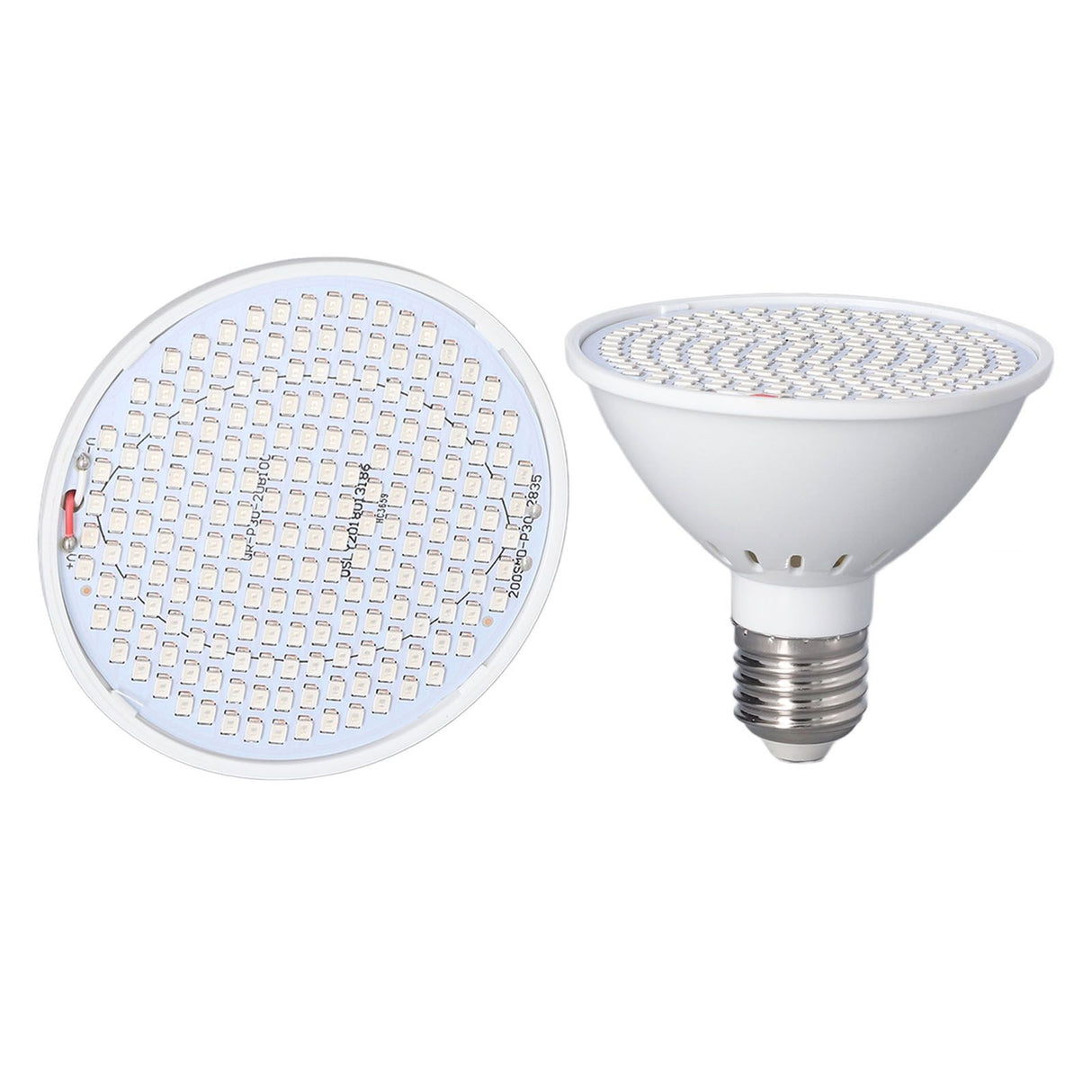 Plant Light E27 Bulb Red Blue Light E27 LED Grow Bulb for Indoor Seedlings 85‑265V E27 200