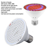 Plant Light E27 Bulb Red Blue Light E27 LED Grow Bulb for Indoor Seedlings 85‑265V E27 200