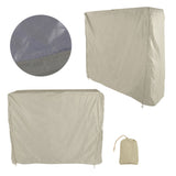 Table Tennis Table Dust Cover 190 Silver Coated Polyester Taffeta Courtyard Patio Waterproof Table Tile Cover with Zipper Beige 155x75x144cm - Extra Image