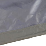 Table Tennis Table Dust Cover 190 Silver Coated Polyester Taffeta Courtyard Patio Waterproof Table Tile Cover with Zipper Beige 155x75x144cm - Extra Image