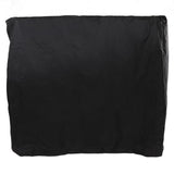 Ping Pong Table Cover Black Zippered 210 Silver Coated Waterproof Dustproof Tennis Table Cover for Patio 155x75x150cm - Side View