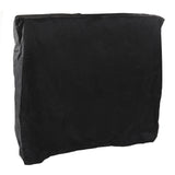 Ping Pong Table Cover Black Zippered 210 Silver Coated Waterproof Dustproof Tennis Table Cover for Patio 155x75x150cm - Rear View