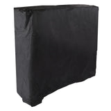 Ping Pong Table Cover Black Zippered 210 Silver Coated Waterproof Dustproof Tennis Table Cover for Patio 155x75x150cm