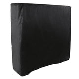 Ping Pong Table Cover Black Zippered 210 Silver Coated Waterproof Dustproof Tennis Table Cover for Patio 155x75x150cm