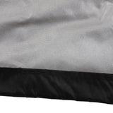 Ping Pong Table Cover Black Zippered 210 Silver Coated Waterproof Dustproof Tennis Table Cover for Patio 155x75x150cm