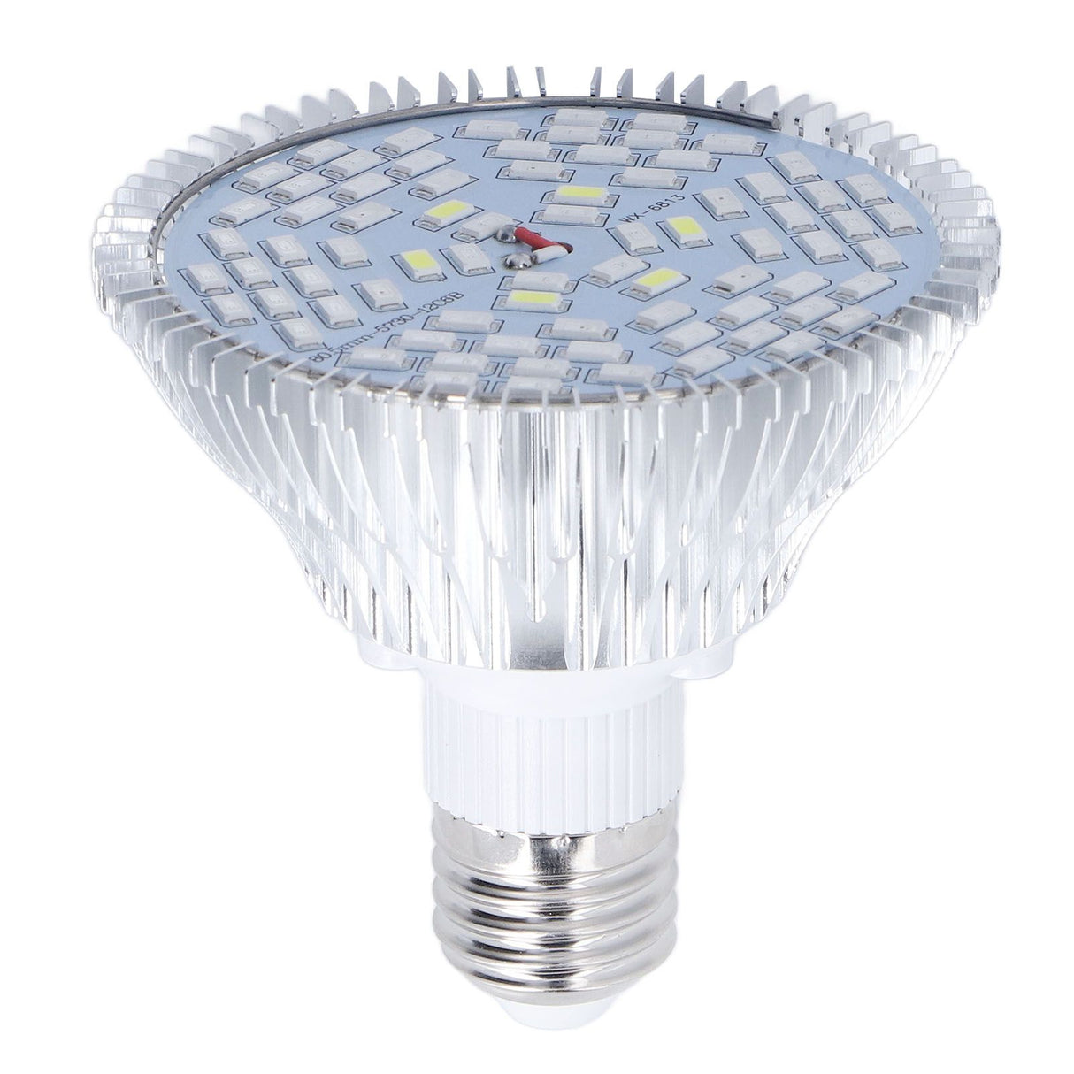LED Grow Lamp Bulb E27 Low Power Consumption Full Spectrum Low Heat Generation LED Plant Growth Lamp Bulb 85‑265V 50W, 78 Beads