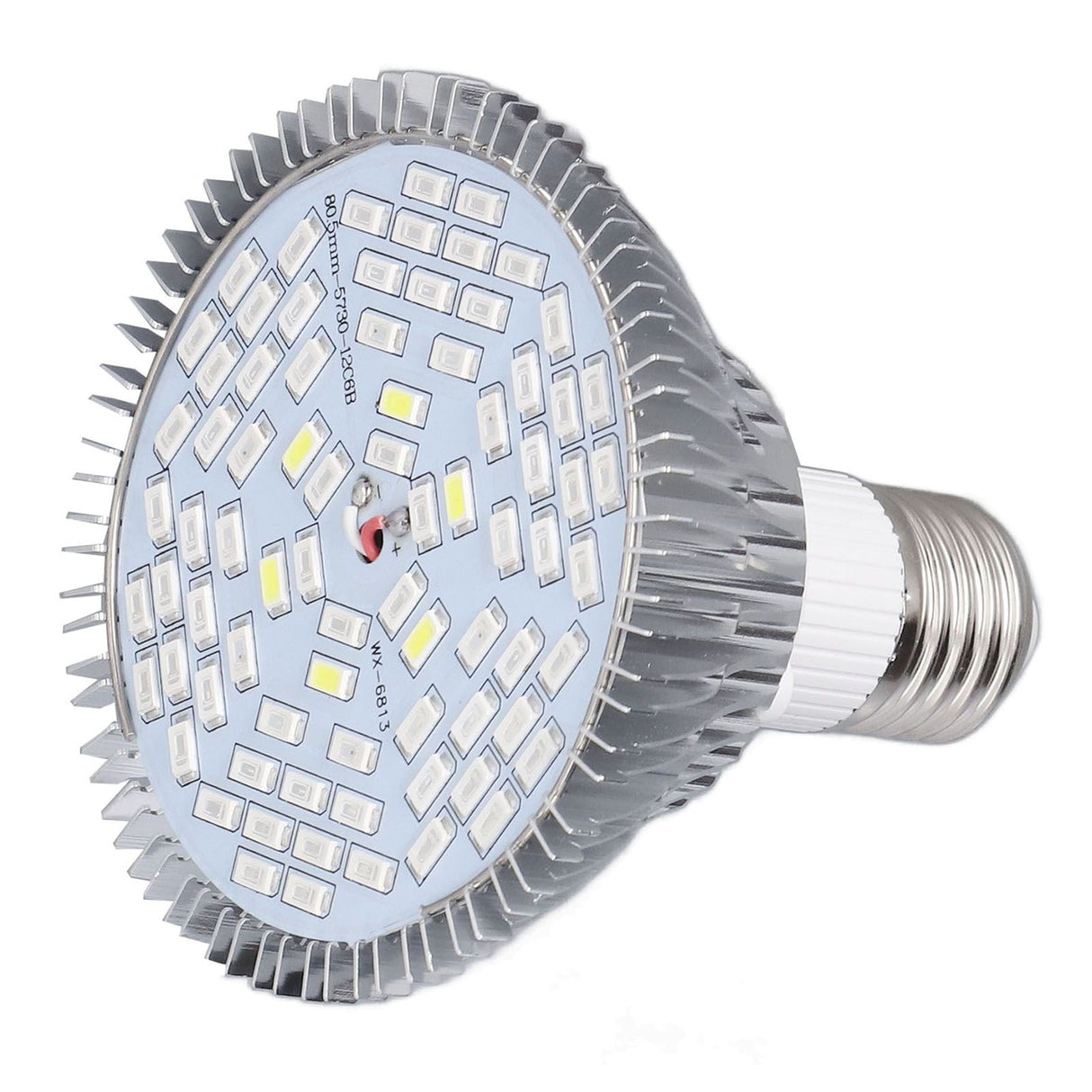 LED Grow Lamp Bulb E27 Low Power Consumption Full Spectrum Low Heat Generation LED Plant Growth Lamp Bulb 85‑265V 50W, 78 Beads